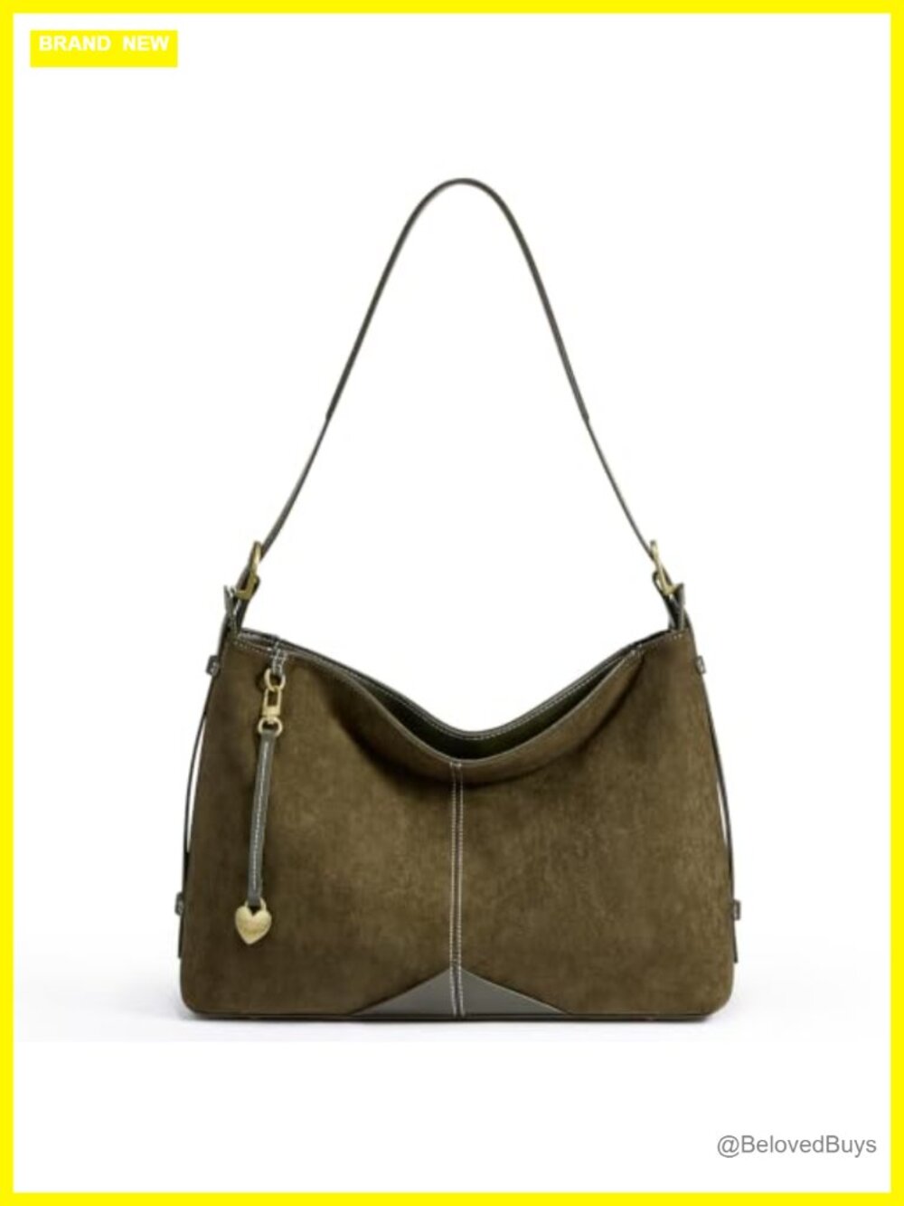 Faux Leather Hobo Handbag Tote with Adjustable Strap